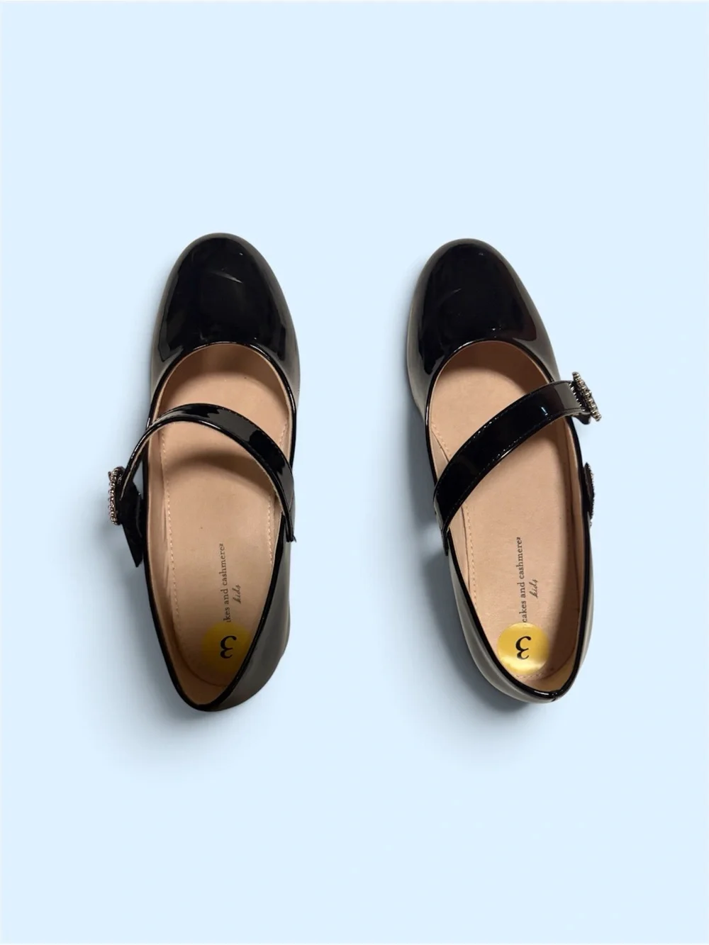 London Fog Black Ballet Flats with Bow - Women's
